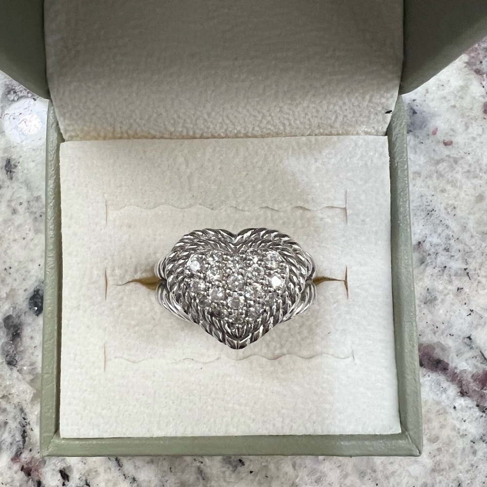 Judith Ripka Heart Ring - Picture 3 of 5